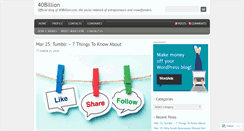 Desktop Screenshot of blog.40billion.com